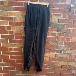 Women's Black scrub Cargo Jogger Pants